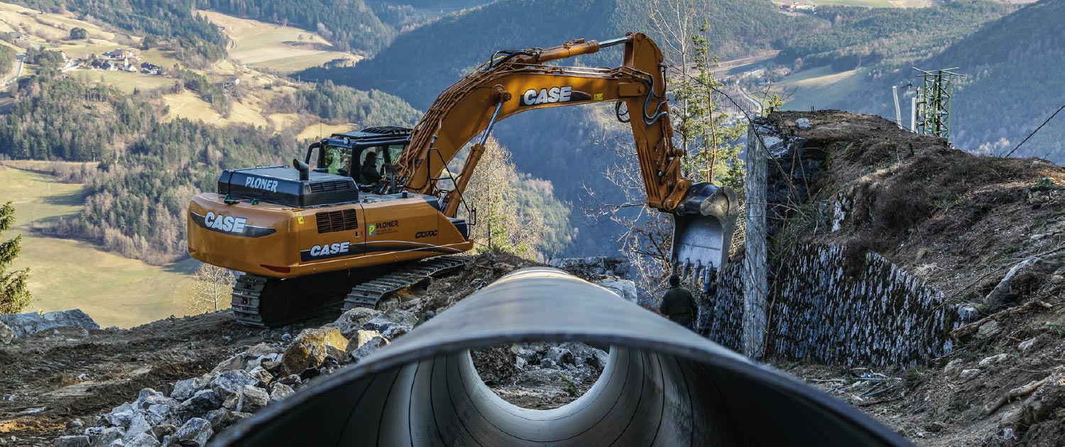 Verlegung Druckrohrleitung E-Werk-Mühlbach-11