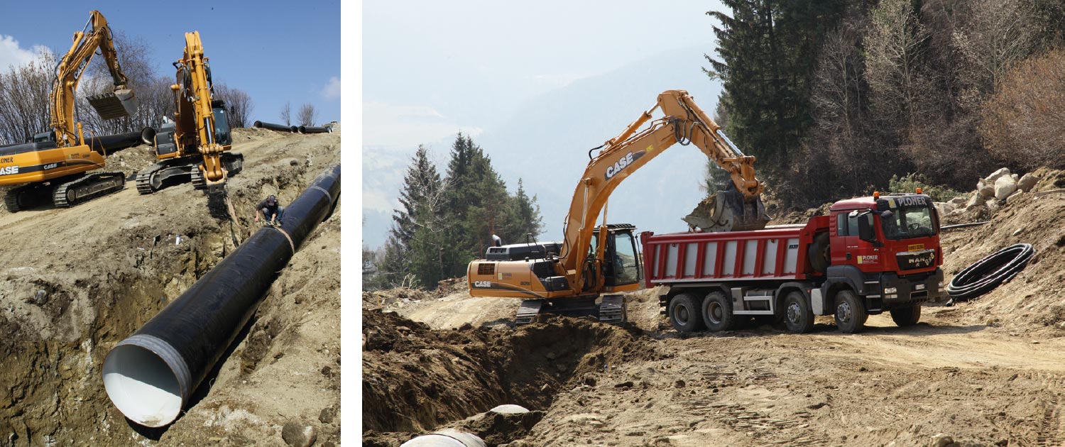 Verlegung Druckrohrleitung E-Werk-Mühlbach-12
