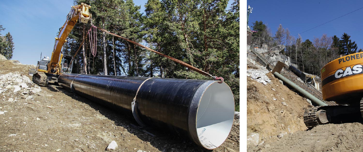 Verlegung Druckrohrleitung E-Werk-Mühlbach-2