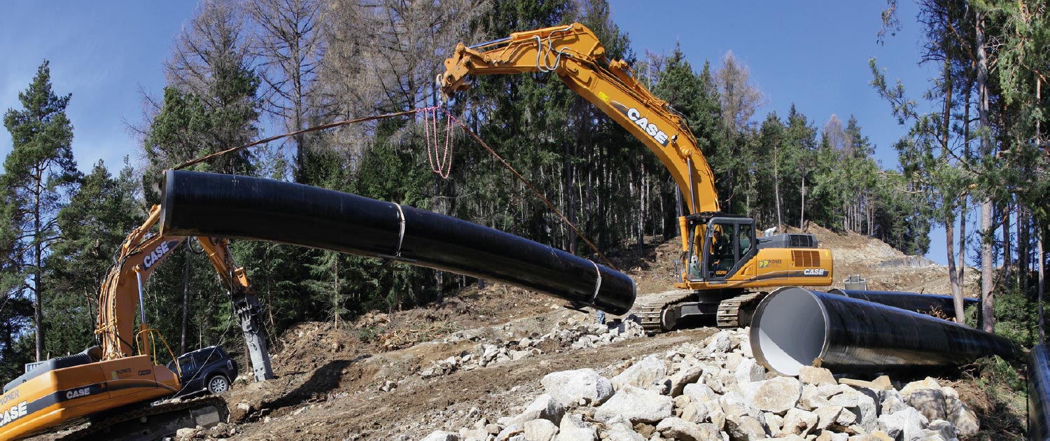 Verlegung Druckrohrleitung E-Werk-Mühlbach-5