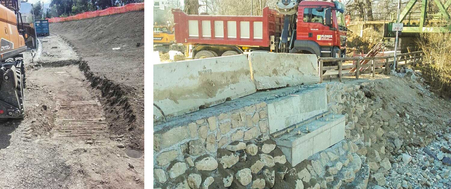 Bau Fahrradweg bruneck-2